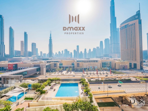 Two bedroom-furnished-burj khalifa view
