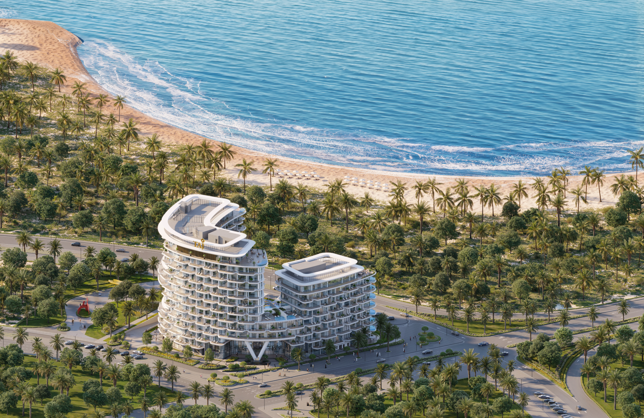 Taj Wellington Mews - Aerial View